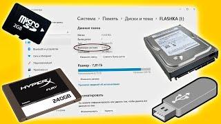 Как узнать файловую систему ssd, жесткого диска, флешки, sdcard Windows 11