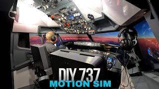 Cold and dark 737 motion sim with BeyondATC, Trondheim to Tromsø