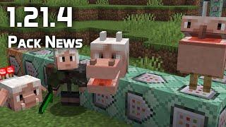 Data & Resource Pack News in Minecraft 1.21.4!