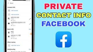 PRIVATE FACEBOOK CONTACT INFORMATION