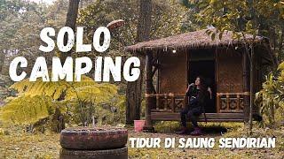 CAMPING SENDIRIAN DI SAUNG BAMBU HUTAN PINUS- Indreng Genitri Pacet