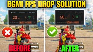 HOW TO FIX FRAME DROP ISSUE IN BGMI | Bgmi FPS DROP ISSUE | Bgmi fps problem automatic drop