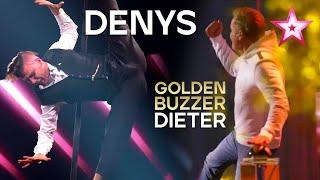 Denys bekommt für seine waghalsige Performance Dieters goldenen Buzzer!  | Das Supertalent 2024