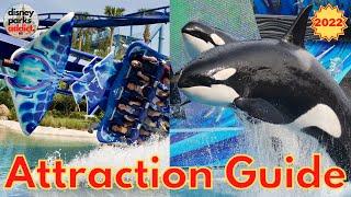 SeaWorld Orlando ATTRACTION GUIDE - All Rides + Shows