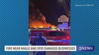 Fire near Nagle and SPID damages businesses