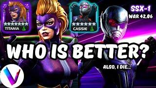 R4 Cassie & R2 7 Star Titania crush extremely tough fights while battling for Best Buff Immune! MCoC