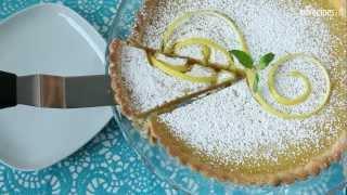 Lemon tart (crostata al limone inglese) - videoricette di crostate di frutta