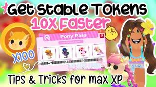 How To Get TONS Of STABLE TOKENS+ *New Majestic Pony* (Adopt Me) Its Cxco Twins