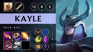 Kayle Mid vs Orianna: Perfect KDA, Legendary - EUW Grandmaster Patch 14.23