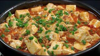 麻婆豆腐这样做麻辣鲜香，太过瘾了Chef Ajian shows you tips to make best Mapo Tofu. Spicy and fragrant, so satisfying!