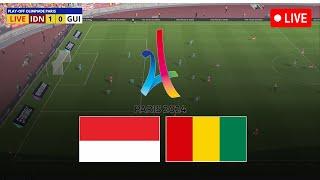  BERLANGSUNG SENGIT TIMAS INDONESIA VS GUINEA U23 - LAGA PLAY OFF OLIMPIADE PARIS 2024 - Pes 2021