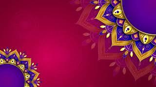 Modern Animated Festival Motion Background Video Loop - Motion Design Mandala Animation Video Loop