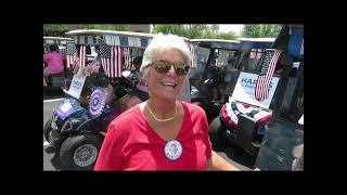 Kamala Harris Golf Cart Rally in The Villages, Florida