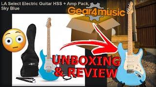 Gear4Music - LA Electric Guitar & AMP *UNBOXING & REVIEW*