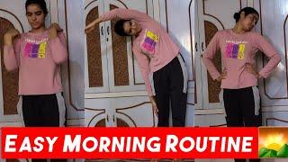 5 Minutes Easy Morning  Yoga For Begginers || सुबह उठकर सबसे पहले कौन सी एक्सरसाइज करें ||Stretching