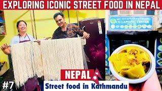 KATHMANDU FOOD TOUR | Best Noodle in Nepal | Nepal Street Food | Tibetan food in Kathmandu