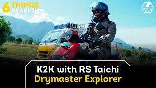 K2K Ride with RS Taichi Drymaster Explorer