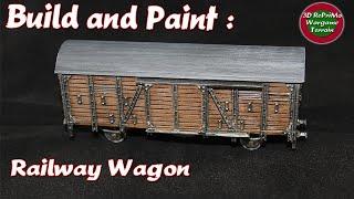 Tutorial:Bemalung Eisenbahnwaggon/Painting Guide/painting a 1/72 railway wagon/WW2/Modellbahn