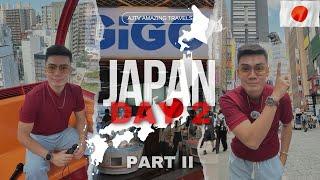 JAPAN Vlog Day 2 TOKYO P2: Ride5 | Shinjuku | Godzilla | 3D Cat Billboard | GU Tax Free Shopping