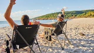 Camping with a Pirate on a Remote Island!