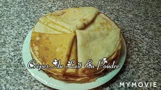 crêpes au lait en poudre