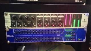 Compressore Behringer MDX-8000 combinator & equalizzatore Alto EQU231LED test