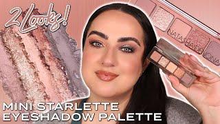 NATASHA DENONA MINI STARLETTE EYESHADOW PALETTE! REVIEW & 2 LOOKS!