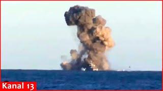 Ukrainian Army destroys Russian ship in Crimea, six servicemen were killed