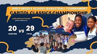 Watch Bedford take on Fifer Girls in a thriller! 2023 Capital Classics Basketball Championship