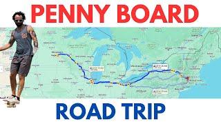 Penny Board Cruising Across America! | Road Trip Adventure Challenge