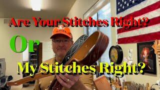 Let’s Talk Saddle Stitching #leathercraft #leatherwork #stitching @WeaverLeatherSupply