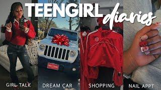 TEENGIRL DIARIES 001  | Dream Car at 16, Girl Talk + Advice, Shopping, Nails