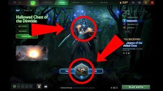 OPENING 52 HALLOWED CHEST OF THE DIRETIDE WITHIN THE PAST 2 WEEKS AND THIS HAPPENED | DOTA 2