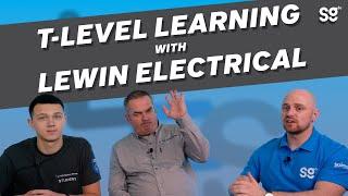 Discussing T Level Learning with Lewin Electrical Services