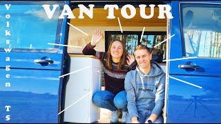 VW T5 Camper Van Tour | Room Tour | Selbstausbau 100% elektrisch | kein Gas