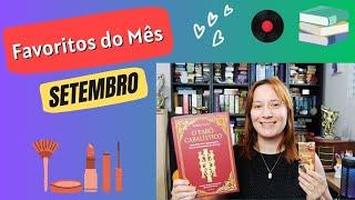 Favoritos do Mês de SETEMBRO - Livros, Decks, Cabelo e Maquiagem