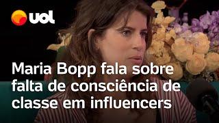 Maria Bopp critica falta de consciência social na esquerda: 'Vivem em uma bolha'