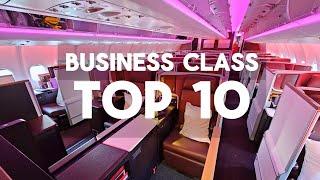 Top 10 BUSINESS CLASS airlines to fly in 2025