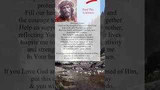 Powerful prayer to bless you today. Read in silence. #jesus #goodmessage #god #silence