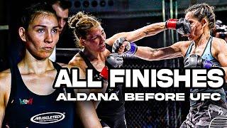 EVERY Irene Aldana WIN in INVCITA FC! (EACH BY STOPPAGE)