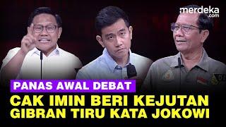 [FULL] Kejutan Cak Imin di Awal Debat, Gibran Tiru Kata Jokowi & Mahfud Sindir Food Estate