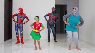 Keysha Dancing With Spiderman - Superhero Dancing Funny Music Video