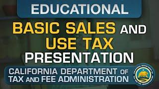 Basic Sales and Use Tax Presentation