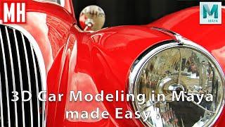 3D Car Modeling in Maya 2020 made Easy ! Part #1