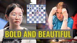 Bold and Beautiful | Tan Zhongyi vs Anna Zatonskih | Cairns Cup 2024