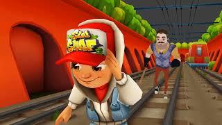 Subway Surfers vs Hello Neighbor