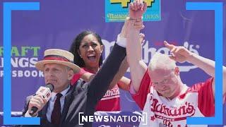 Nathan’s hot dog eating competitor denies cheating allegations | Morning in America