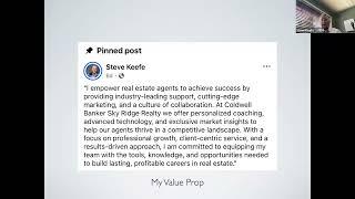 Steve Keefe's Value Prop as Broker/Owner of Coldwell Banker Sky Ridge Realty