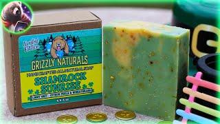 SHAMROCK SUNRISE | Grizzly Naturals | St. Patrick's Day Soap Review