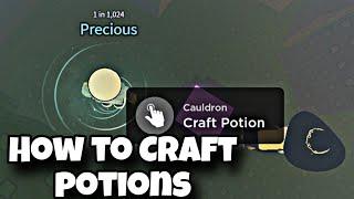 How to Craft Potions in Sols Rng Roblox | New Update